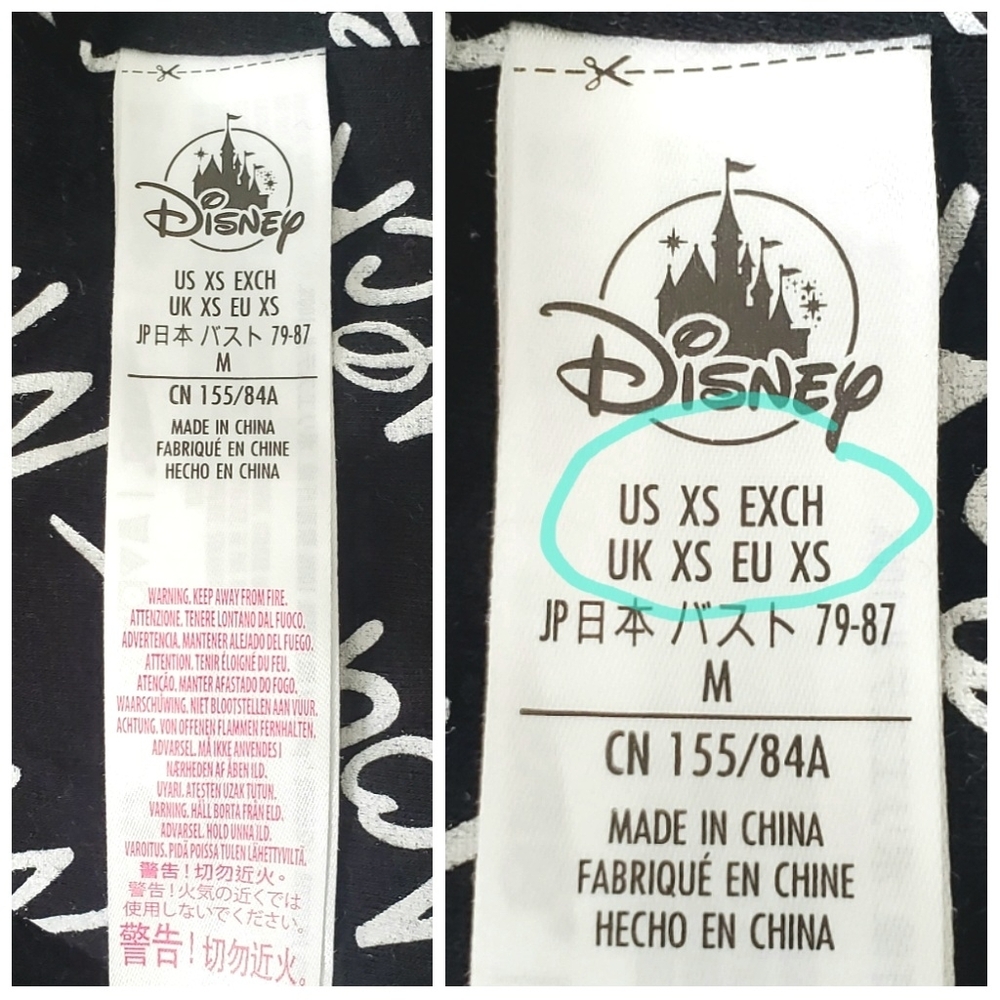 Disney Store Black Mickey Soft Teddy Fleece Zip Up Crop Bomber Sweater Jacket XS - Picture 9 of 15